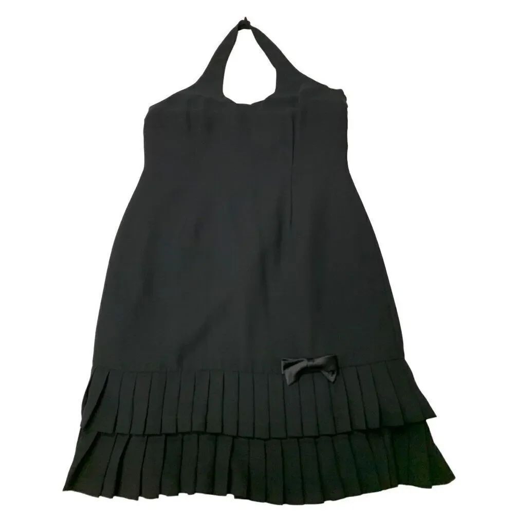 Halter Tuxedo Suit Style Dress
